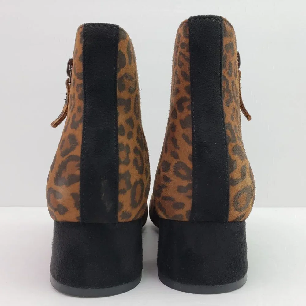 Collection By Clarks Marilyn Beth Leopard Booties